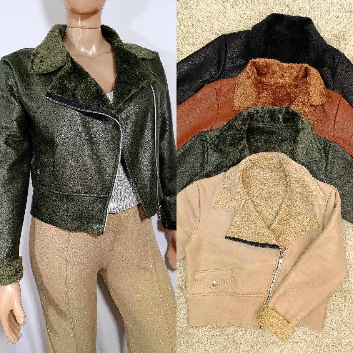 photo-grid (1) Campera Cuerina con Piel - Image 1